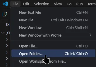 Open Folder